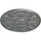 Ekena Millwork Versailles Ceiling Medallion (Fits Canopies up to 3 1/4"), Hand-Painted Platinum, 33"OD x 1 3/4"P CM33VEPLS - alternate 3